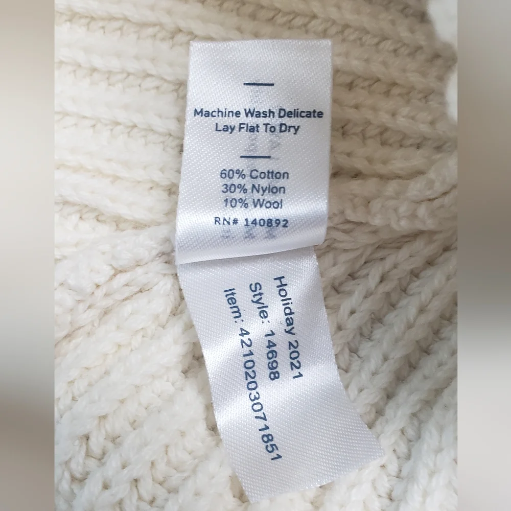 COPY - Marine Layer Skylar Turtleneck Sweater in Ivory - Picture 11 of 13